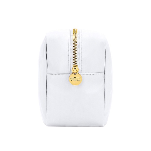 NWT STONEY CLOVER LANE Classic Large Pouch Blanc - Picture 2 of 5